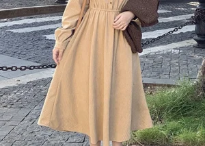 New In Dresses Girl Preppy Style Shirt Dress Solid Long Dresses With Sleeves Elegant Women's Dresses 2025 Woman Clothing